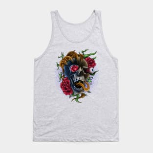 tattoo skull Tank Top